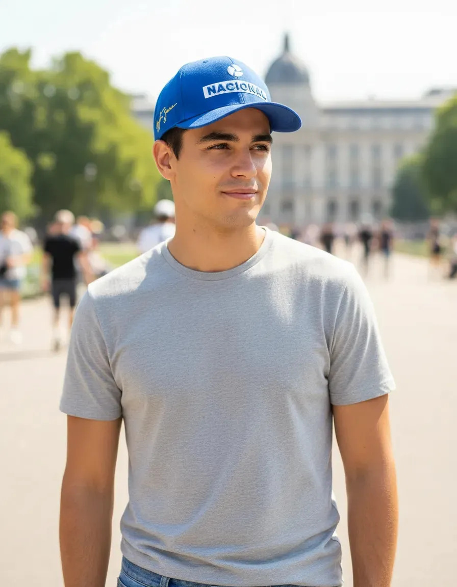 Boné Ayrton Senna Nacional Azul
