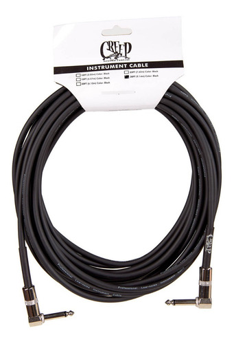 Imagen 2 de 2 de Cable Para Instrumentos 3.05mts Plug Angulo Creep