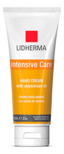 Lidherma Intensive Care Hand Cream Crema De Manos Hidratante