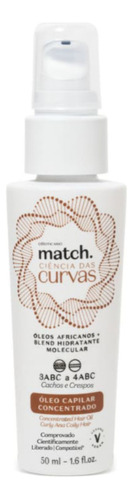 Óleo Capilar Concentrado Match Ciência Das Curvas 50ml