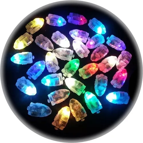20 Capsulas Led Multicolor Multiples Usos On/of C/pila