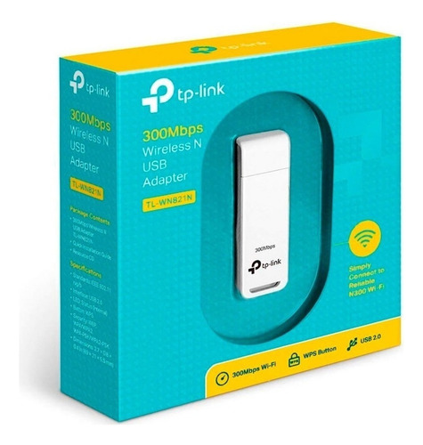 Imagen 1 de 6 de Receptor Wifi Tp-link Tl-wn722n Antena 150 Mbps Internet Pc