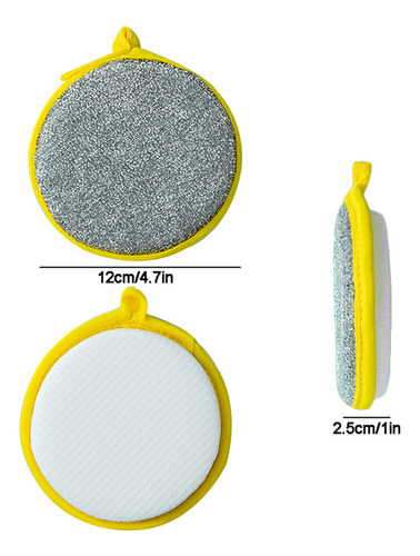 Esponja Duradera Para Fregar, No Deja Marcas, Microreutiliza