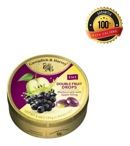 Caramelo Cavendish & Harvey® Dulces Alema - G A $64 Variante Manzana Y Cassis