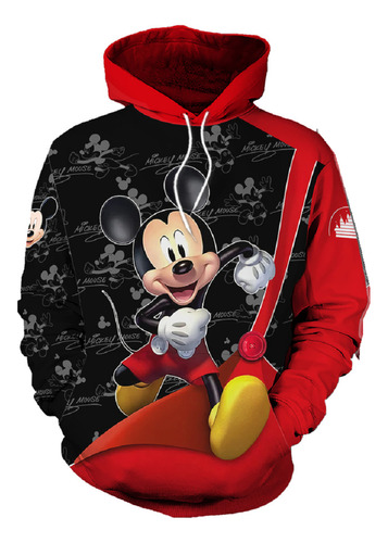 Sudadera De Estilo Casual Estampado De Mickey Mouse Corre