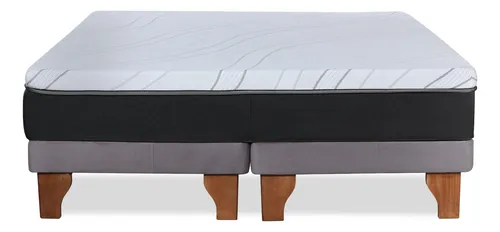 Cama Europea Zen Top Spring Visco Tela Super King