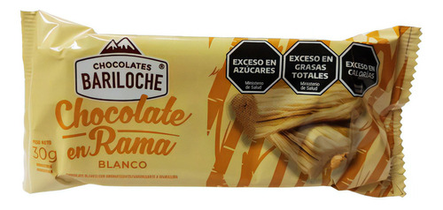 Chocolate Bariloche En Rama Blanco X 30g - Calidad Premium