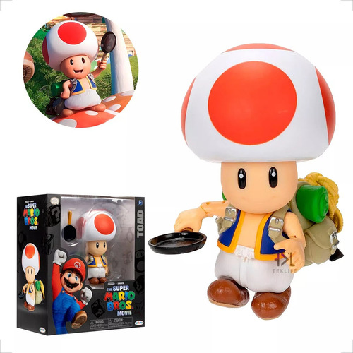 Super Mario Bros Movie Toad Con Sarten Peach Bowser Luigi