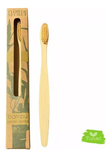 Cepillo Dental Dientes Bambú Secret Flower Biodegradable