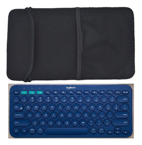 Funda Neopreno Color Negro Para Logitech K380 Teclado Arteck