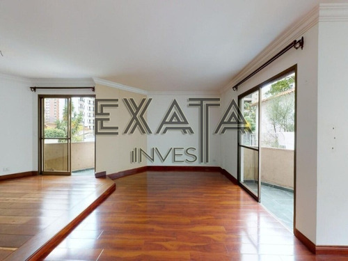 Imagem 2 de 30 de Apartamento À Venda Em Moema Índios Com 149m² Úteis, 4 Quartos Sendo 1 Suíte E 3 Vagas De Gagaem. - Ap01233 - 70469229