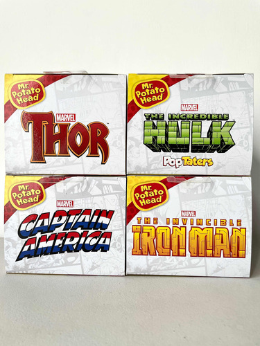 Cara Papa Mr Potato - Hulk, Capitan America, Thor E Iron Man (Usado)