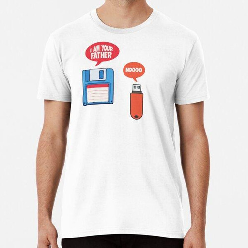 Remera Disquete Usb Funny Geek T-shirt Computer Nerd Shirt A