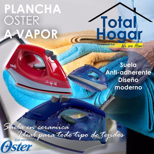 Plancha Oster A Vapor Antiadherente Nueva