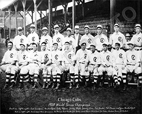 1908 chicago Cubs World Series Champions Foto 8 x 10