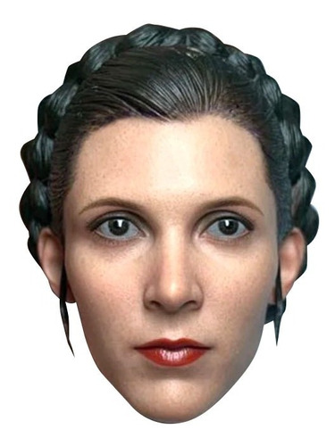 Cabeza Para Figuras Escala 1/6 Tipo Hot Toys Princesa Leia