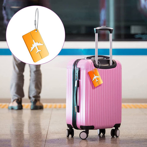 8 Piezas Etiquetas Para Equipaje Tag Maleta Viaje