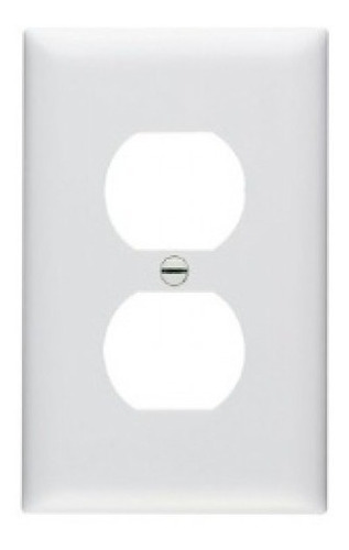 Placa Blanca Duplex Contacto Doble Legrand  Bticino (25pz)