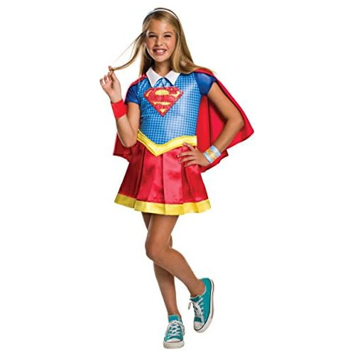 Disfraz De Supergirl Deluxe Niñas De Dc Superhero Girl...