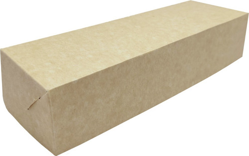 Imagen 4 de 5 de Caja P/ Alfajores Alf10 Con/sin Ventana X 100u Blanco Madera