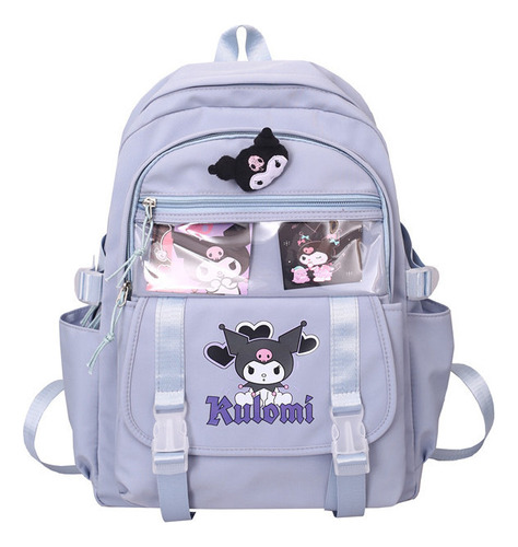 Mochila Kuromi Anime, Mochila Escolar Infantil, Bolsa Gris