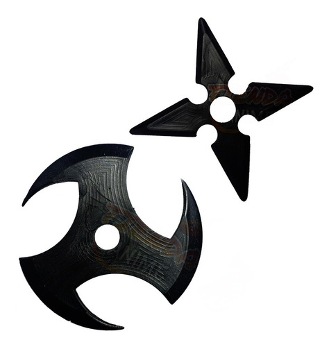 Pack Naruto 2 Shurikens Pvc - Naruto Shippuden Tiendaanimeok