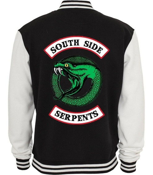 jaqueta de couro masculina serpentes riverdale