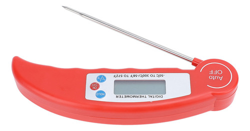 Sonda Digital Roja Roja De Temperatura De Alimentos Para Car