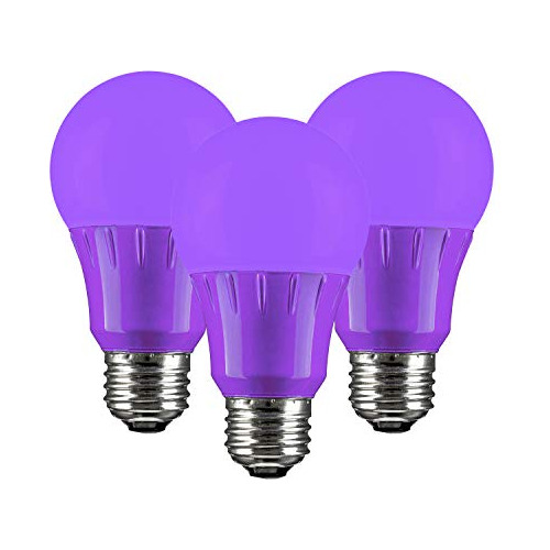 Bombilla Led A19 De Colores 41527, 3 Vatios (equivalent...