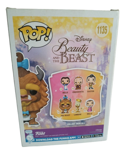 Funko Pop! - La Bella Y La Bestia - Bestia 30 Años #1135 (Usado)