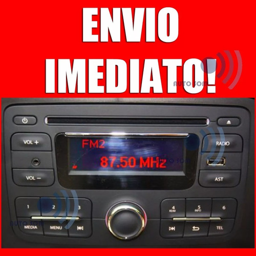 Código De Desbloqueio,senha Rádio Renault Sandero