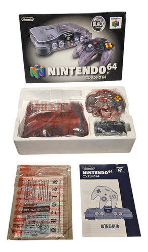 Console Nintendo 64 Clear Black N64 Raro Completo (Usado)