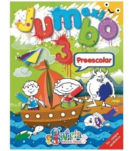 Libro Para Colorear Maxi Jumbo 3