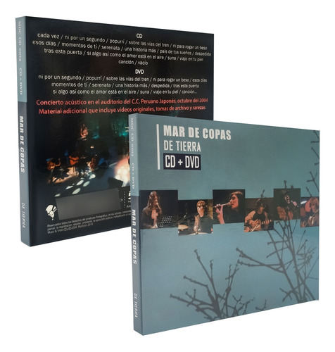 Cd + Dvd, De Tierra, Mar De Copas, Álbum En Vivo 