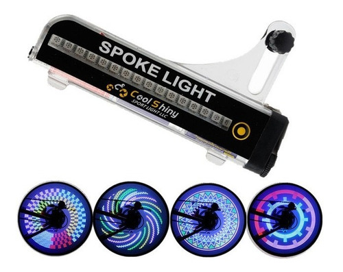 Imagen 3 de 4 de Luces Led Multifiguras Ruedas Motos Y Bicicletas!!
