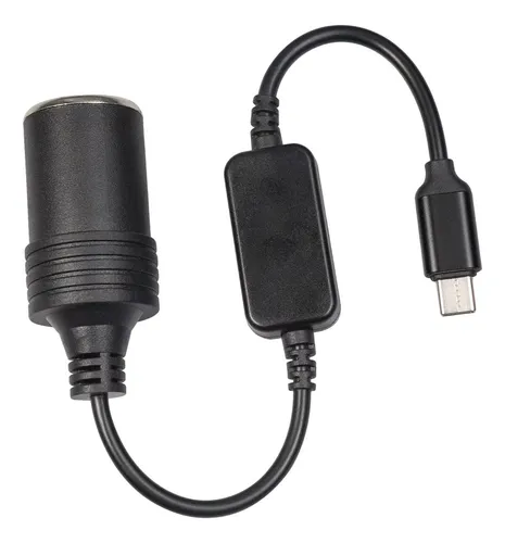 comprar Fu Cabo Conversor De Isqueiro De Carro 5v Usb C Para 12v