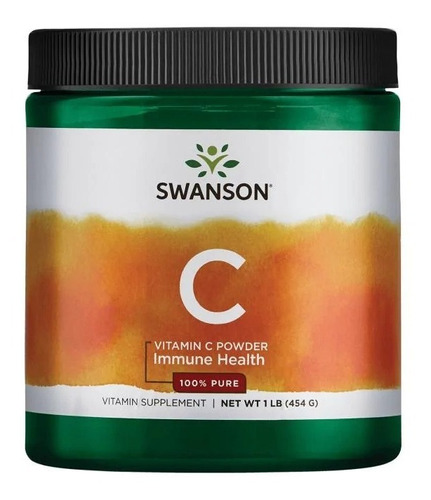 Vitamina C En Polvo 100% Pure 16 Oz 1lb 454g De Swanson