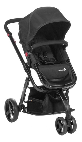 Carrinho de bebê 3 rodas Safety 1st Mobi TS full black com chassi de cor black