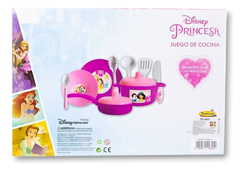 1 Juego De Cocina Princesas Frozen Disney Mayoreo Full T368575 Color Rosa