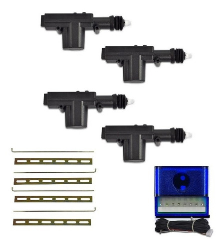 Kit Trava Eletrica 4 Portas Universal Dupla Serventia
