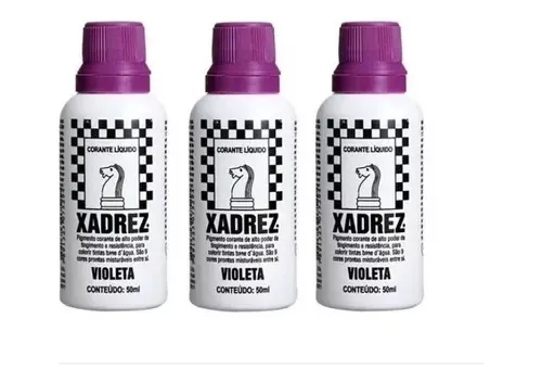 Corante Líquido Xadrez Violeta 50ml - Mundo Graffiti