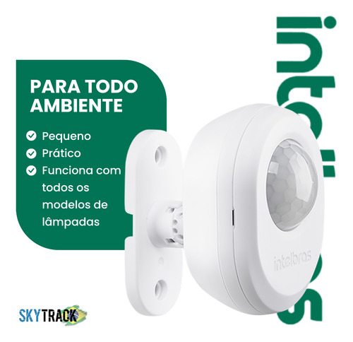 Kit 4x Sensor De Movimento Interruptor Espi 360 A Intelbras