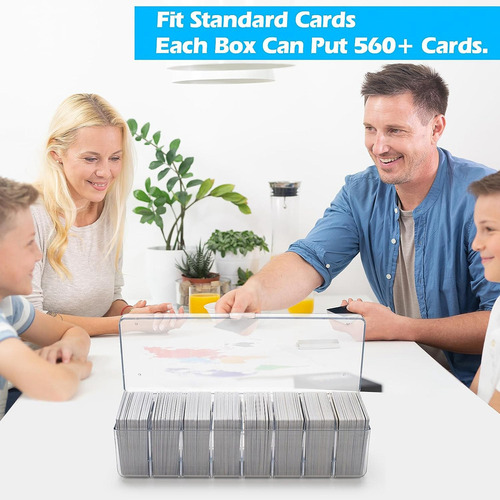 Caja De Almacenamiento De Tarjetas Coleccionables De 2 Pieza