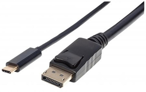 Cable Usb-c Manhattan V3.1 A Displayport M 2.0m 4k 152464 /v /vc Color Negro