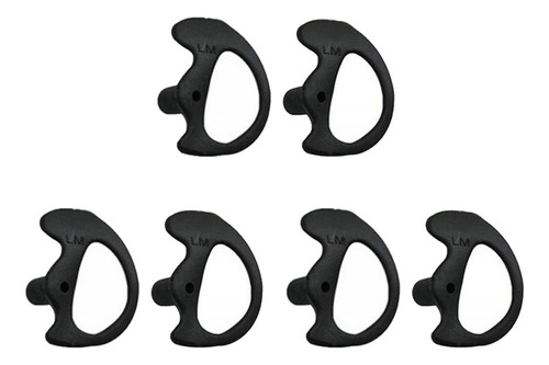 6pcs Molde Auricular Esquerdo Plugue De Ouvido Para Rádio