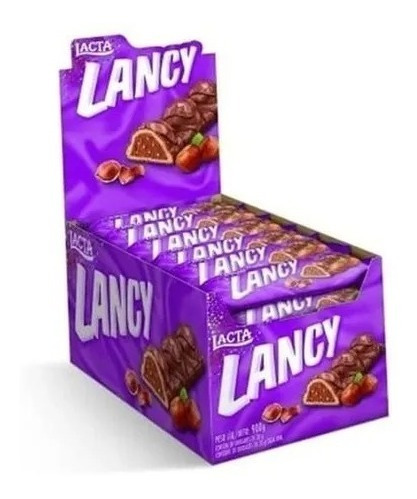 Caixa Chocolate Lacta Lancy 30 Unid. C/ 30g