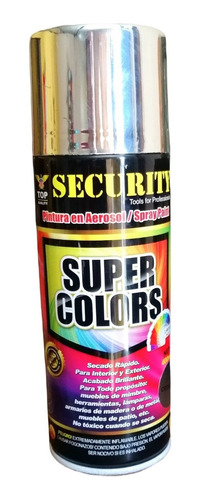 Pintura Spray Cromada Plateado Brillante Cromo