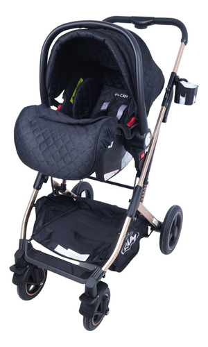 Coche Cuna Moises De Lujo Con Porta Bebe De Super Lujo