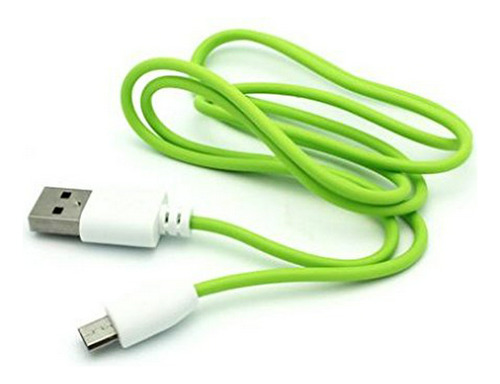 Cable Usb Verde 3ft Compatible Con Amazon Fire Hd, Kindle Dx