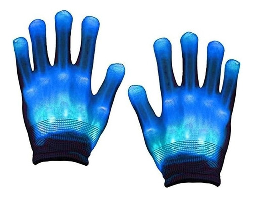 Nuevo Guantes De Luz Led Que Cambian De Color Luminoso